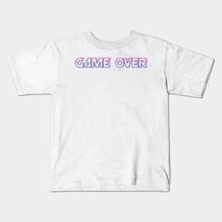 Game Over Glitch - Black Kids T-Shirt